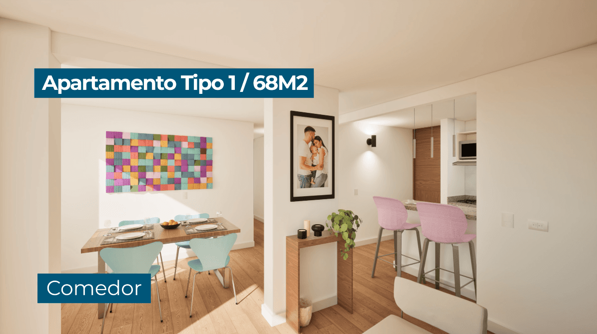 Apartamentos Tipo 1 - 68m2