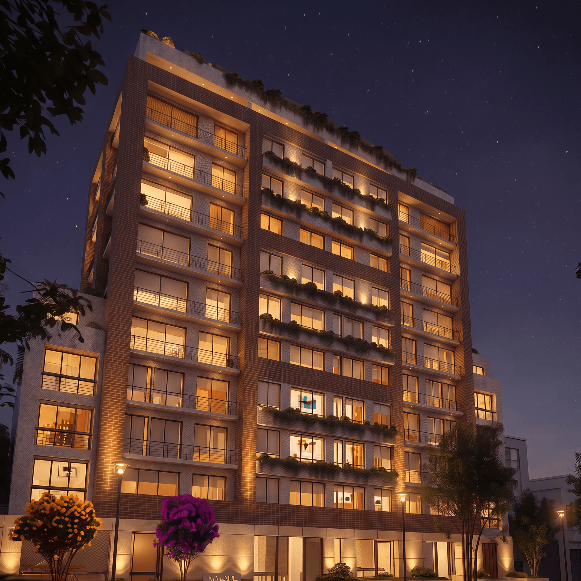 Exterior nocturno